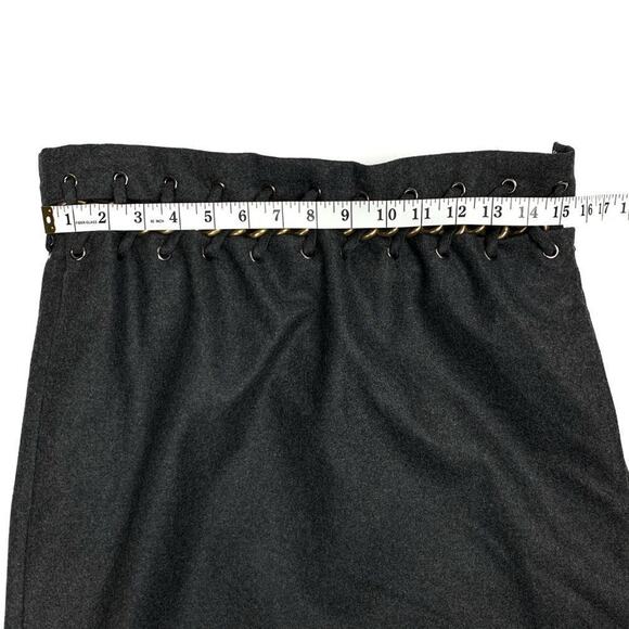 Chloe Chain Embellished Wool Skirt Size 38/ US 6 - Picture 5 of 8